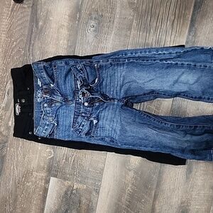 Lot of 5 Pairs Boys straight Jeans Adjustable Waist. Levis, Childrens Place